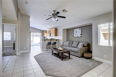 Spacious living area.