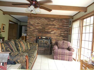 Living Room. 2nd living area with fireplace