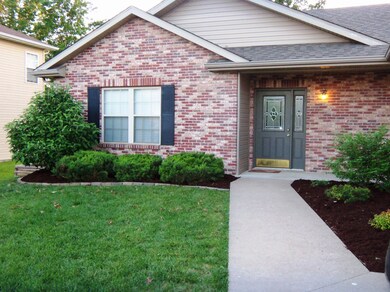 front porch and landscaping