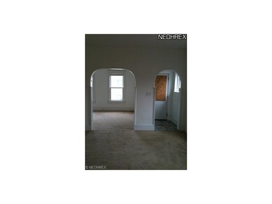 Living room and dining room