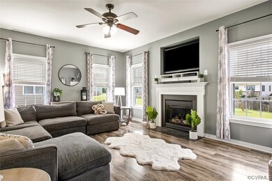 Warm, welcoming, cozy, relaxing, spacious.........this family room brings everyone together in the most comfortable of settings.