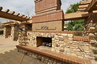 Majestic outdoor fireplace