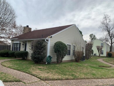 Front walk, side of home