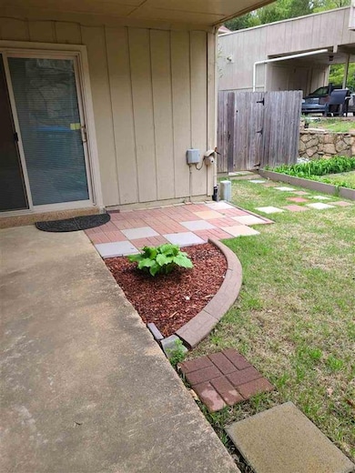 View from kitchen leading to rear patio