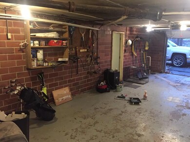 Double deep garage with drain