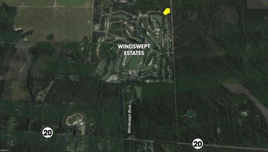 aerial view of Windswept Estates