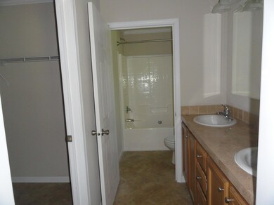 Master bath with walk in closet