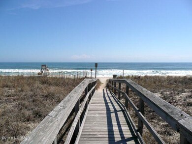 Beach access at F Avenue