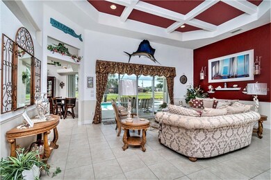 The Living room which has 8' sliding glass doors t