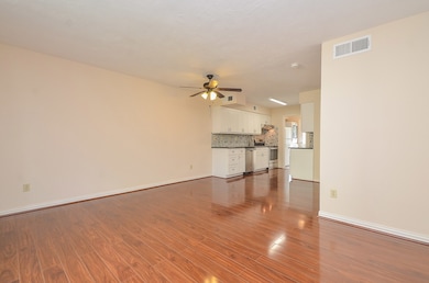 Hardwood flooring throughout the whole unit.