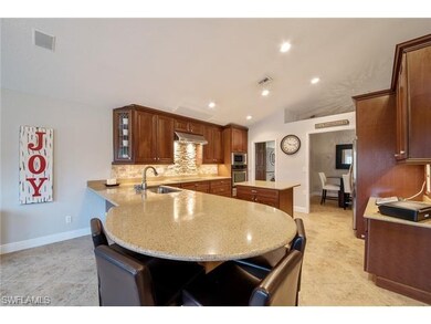 Kitchen opens to Family