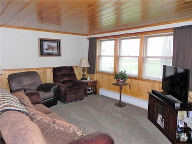 Living Room - Wood Ceiling