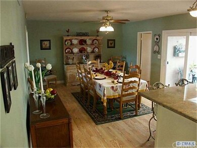 the very spacious and well appointed dining room