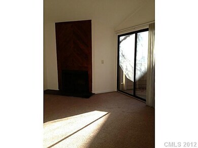 Living Room - Living Room with Wood-Burning Firepl