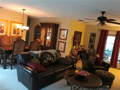Living room to dining room combination