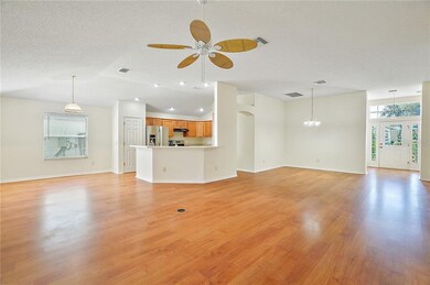 Kitchen with generous breakfast bar