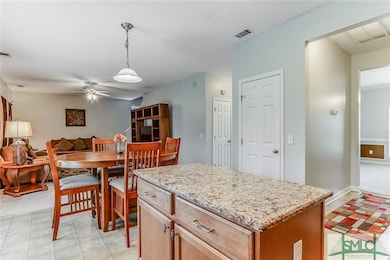 Kitchen is open to family room