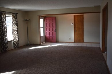 Large living room and entry