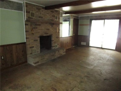 fireplace in family room