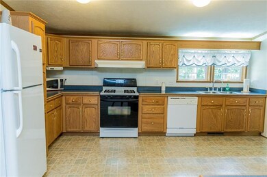 Kitchen is easily large enough for eat in kitchen 