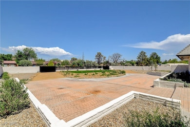 View of yard with a gate