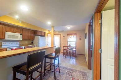 Great kitchen slightly open to dining. Has bar and