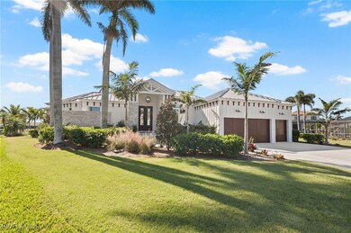 View of front of property with a front lawn and a