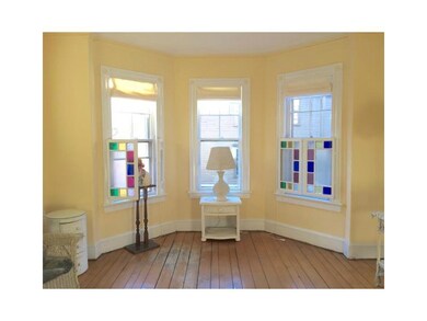 Living Room. BAY WINDOW LOOKING OUT ON SPRING ST.