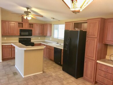 Large open kitchen
