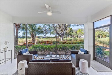 Screened lanai with serene views