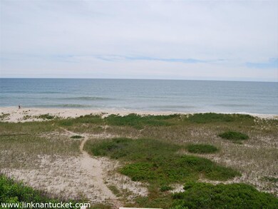 Beach in front of the house