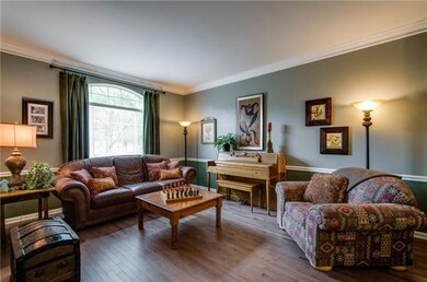 Formal living room, new hardwood floors