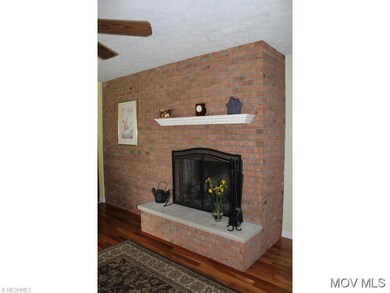 Family room fireplace
