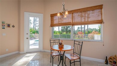 In-Kitchen eating area.