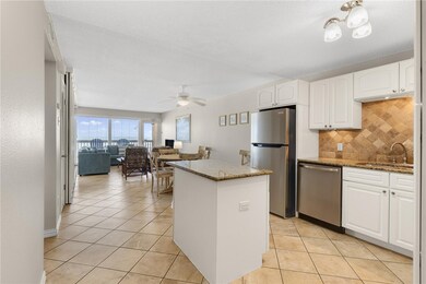 Kitchen - Granite counters & tile back splash.
