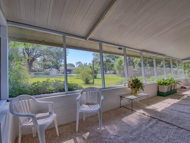 Enclosed front porch