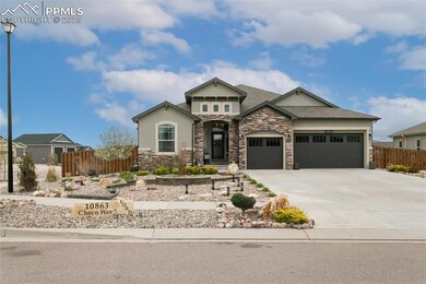 Inviting entrance with covered front porch