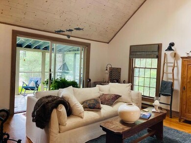 From great room to screened porch.