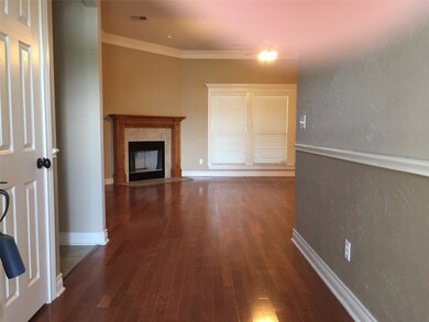 Lovely entry with chair railing on your right and