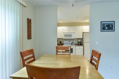 Dining area view into Kitchen