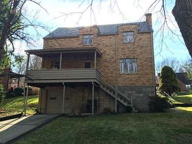 Exterior Back. Easy access to the garage with extr