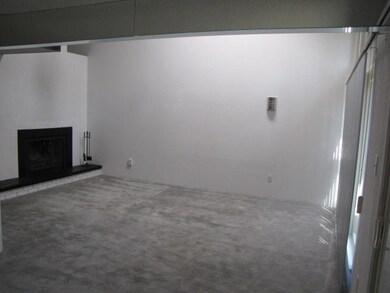 Living room with fire place