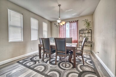 Large open light fills your dining room.