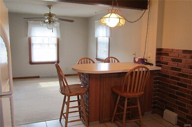 The Kitchen has been opened to the Dining Room and