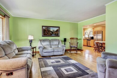 Living Room Overlooking Dining Area