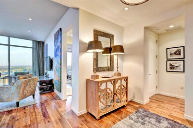 Hall featuring recessed lighting, baseboards, and