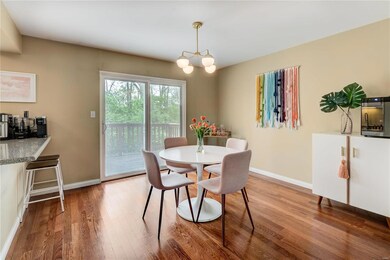 Breakfast Room is convenient to YOUR PRIVATE DECK 