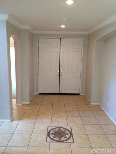 Ceramic tiles, with custom inlays.