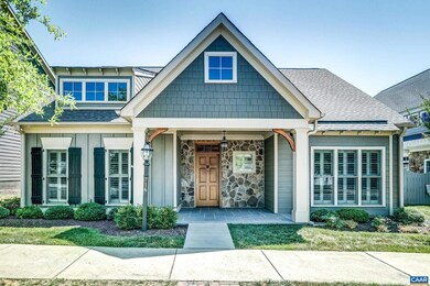 Covered front porch and solid hardwood door welcom