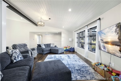 Open, spacious living area